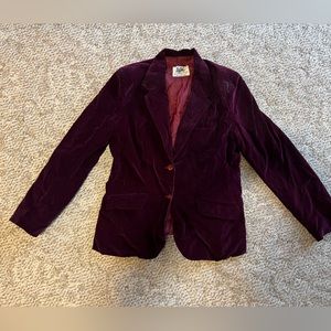 Vintage Matisse Velvet Blazer